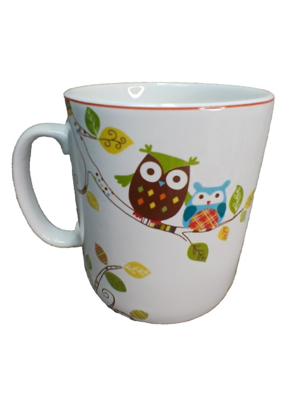 Owl Coffee Cup Large 222 Fifth Owl Enchanted Woods Ceramic Coffee Mug 24 oz